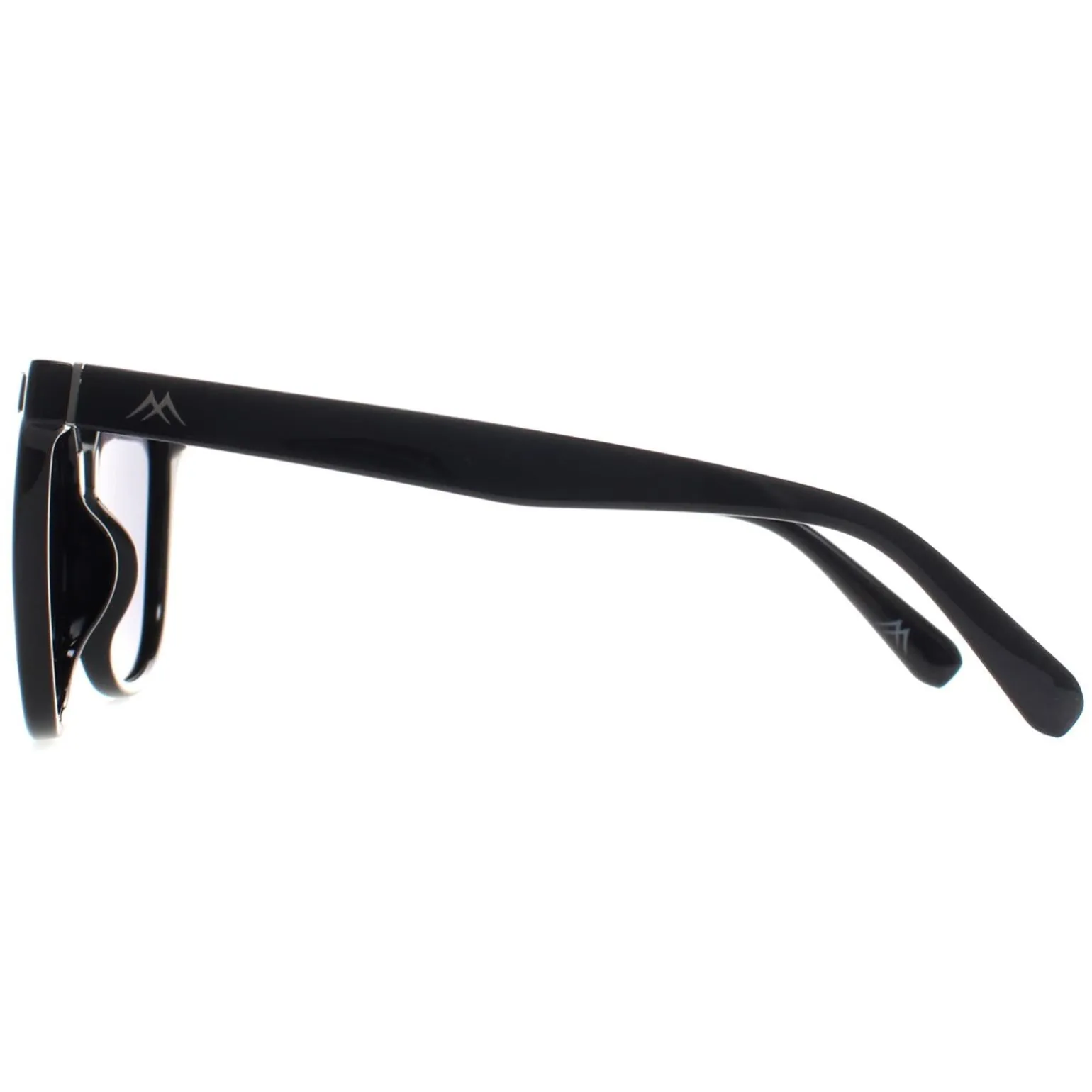 Montana Sunglasses MP190 Shiny Black Smoke Polarized