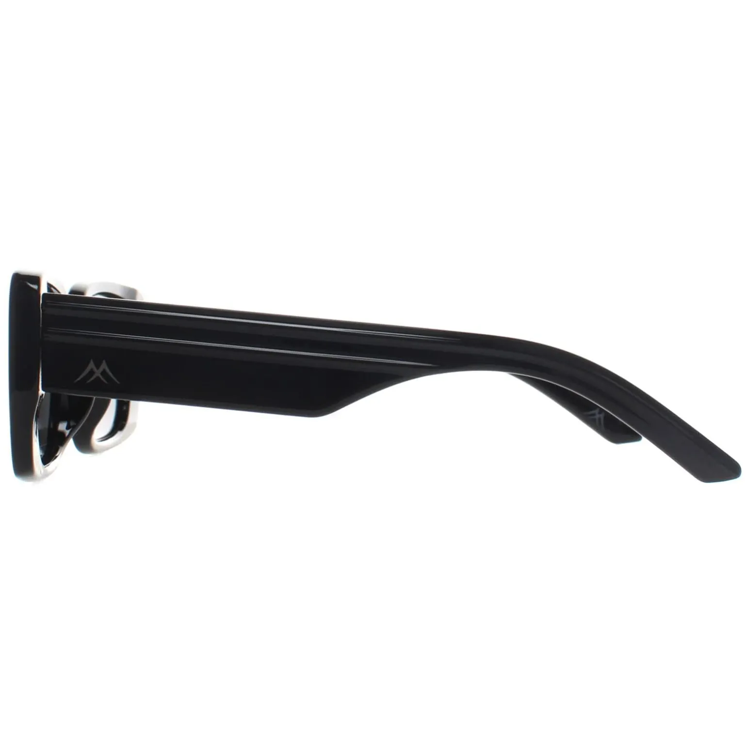 Montana Sunglasses MP194 Shiny Black Smoke Polarized