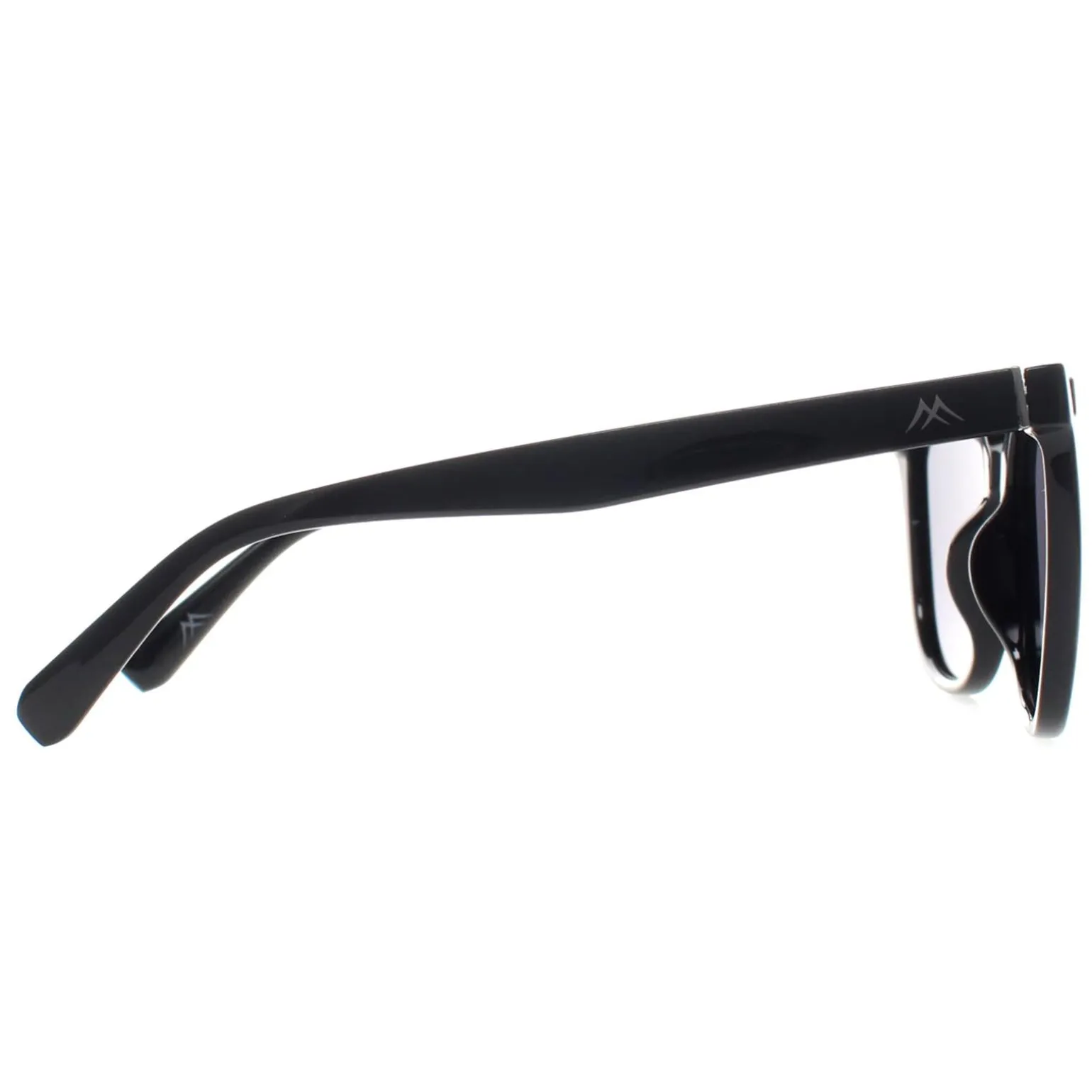 Montana Sunglasses MP190 Shiny Black Smoke Polarized