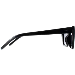 Montana Sunglasses MP64 Shiny Black Smoke Polarized