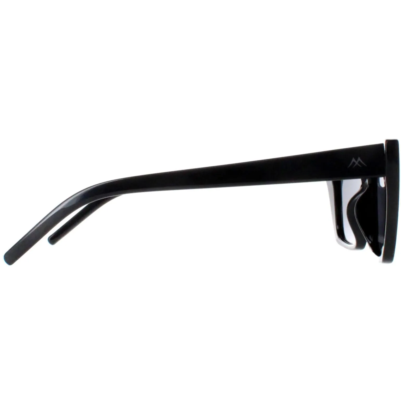 Montana Sunglasses MP64 Shiny Black Smoke Polarized