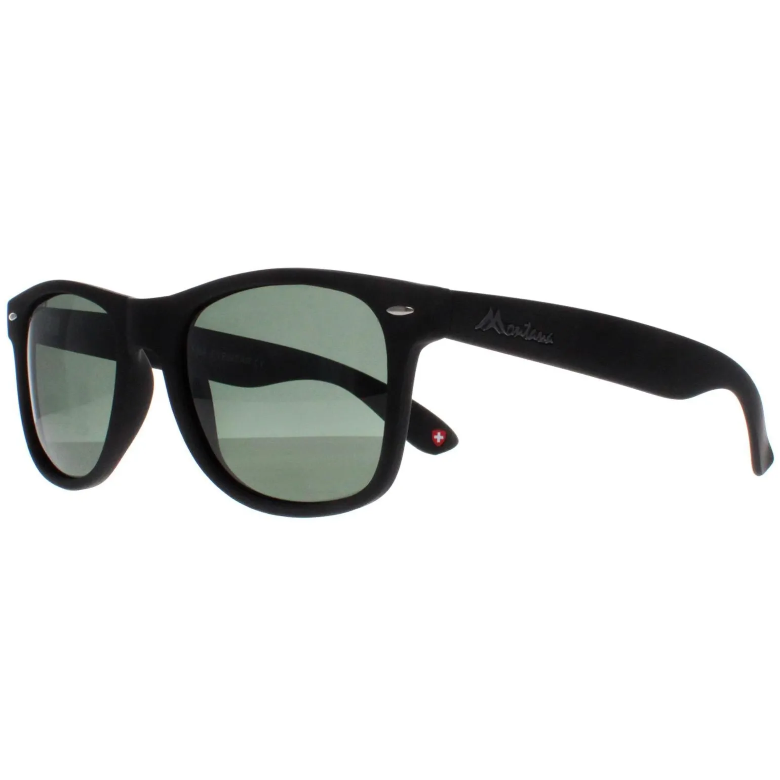 Montana Sunglasses MP1A-XL A Black G15 Green Polarized