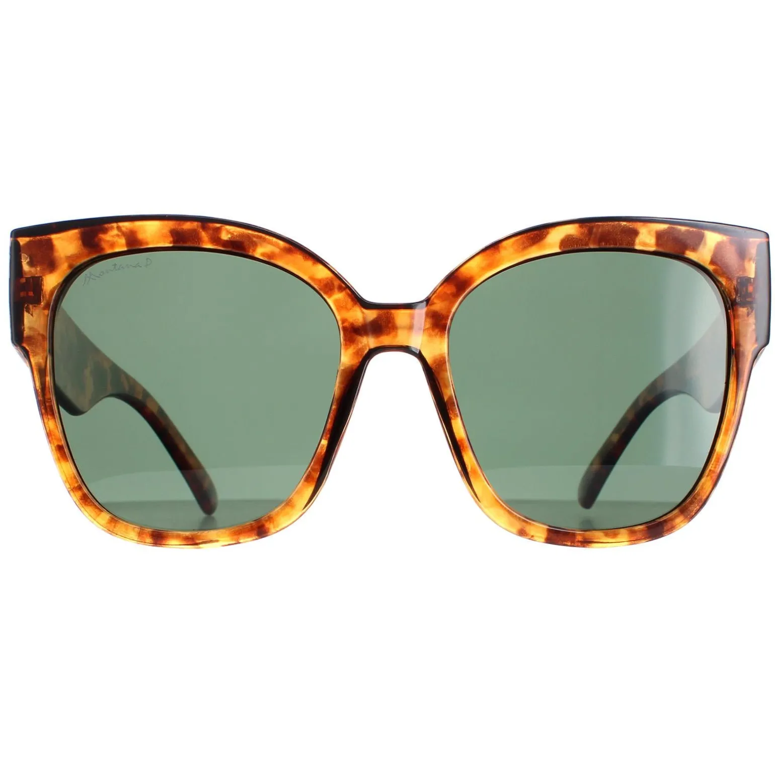 Montana Sunglasses MP73C Shiny Havana G15 Green Polarized
