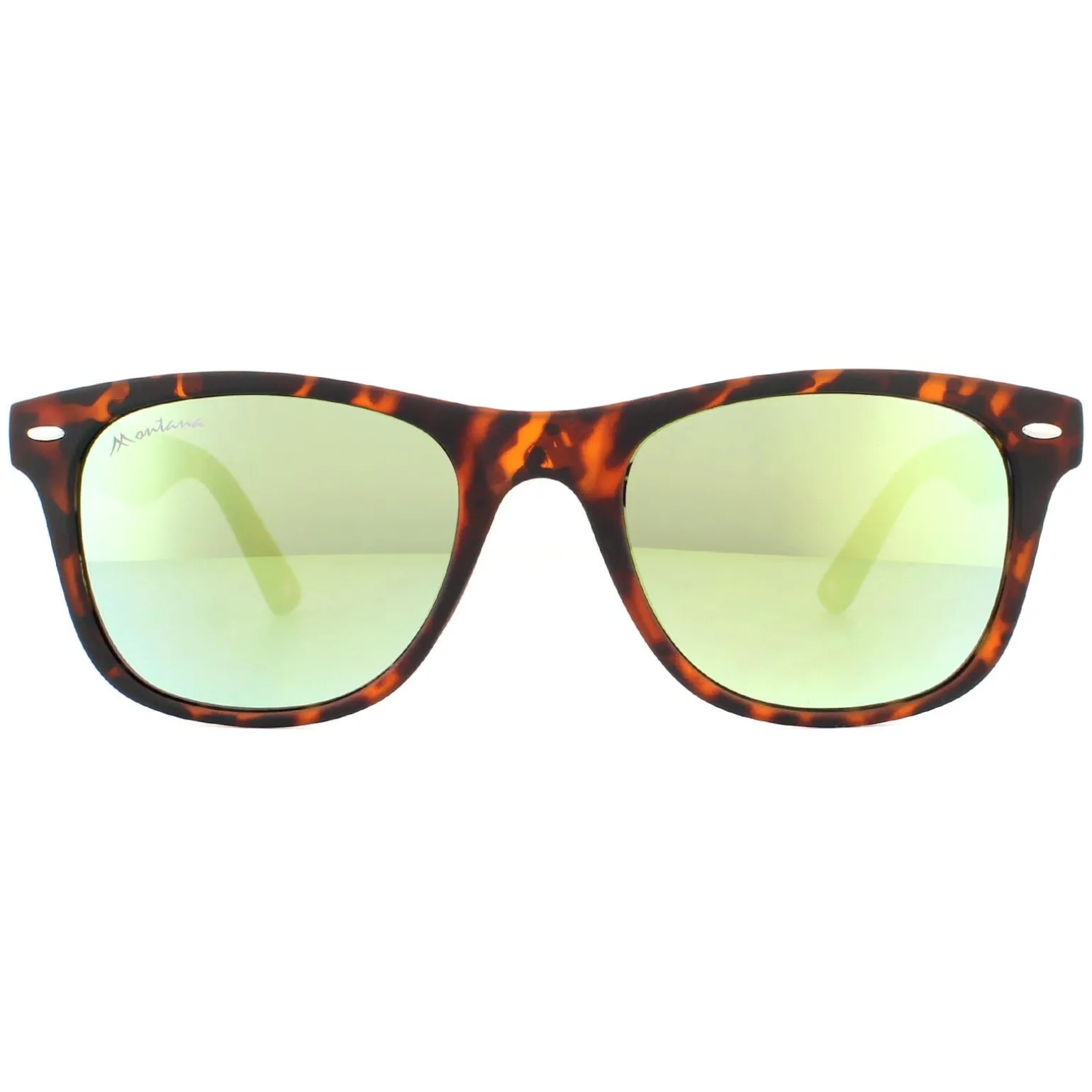 Montana Sunglasses MS10 A Matte Turtle Brown Rubbertouch Revo Gold Pin
