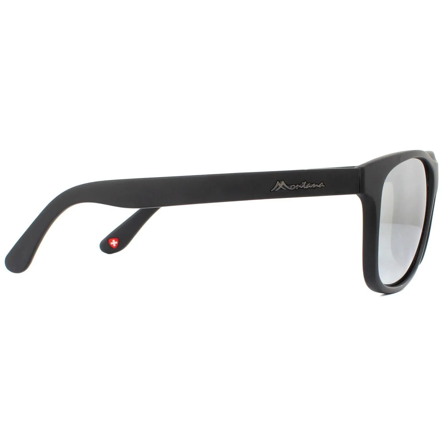 Montana Sunglasses MS48 B Black Revo Silver Mirror