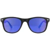 Montana Sunglasses MS10 Matte Black Rubbertouch Revo Blue