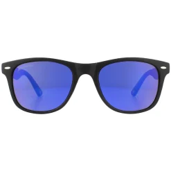 Montana Sunglasses MS10 Matte Black Rubbertouch Revo Blue