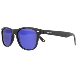 Montana Sunglasses MS10 Matte Black Rubbertouch Revo Blue