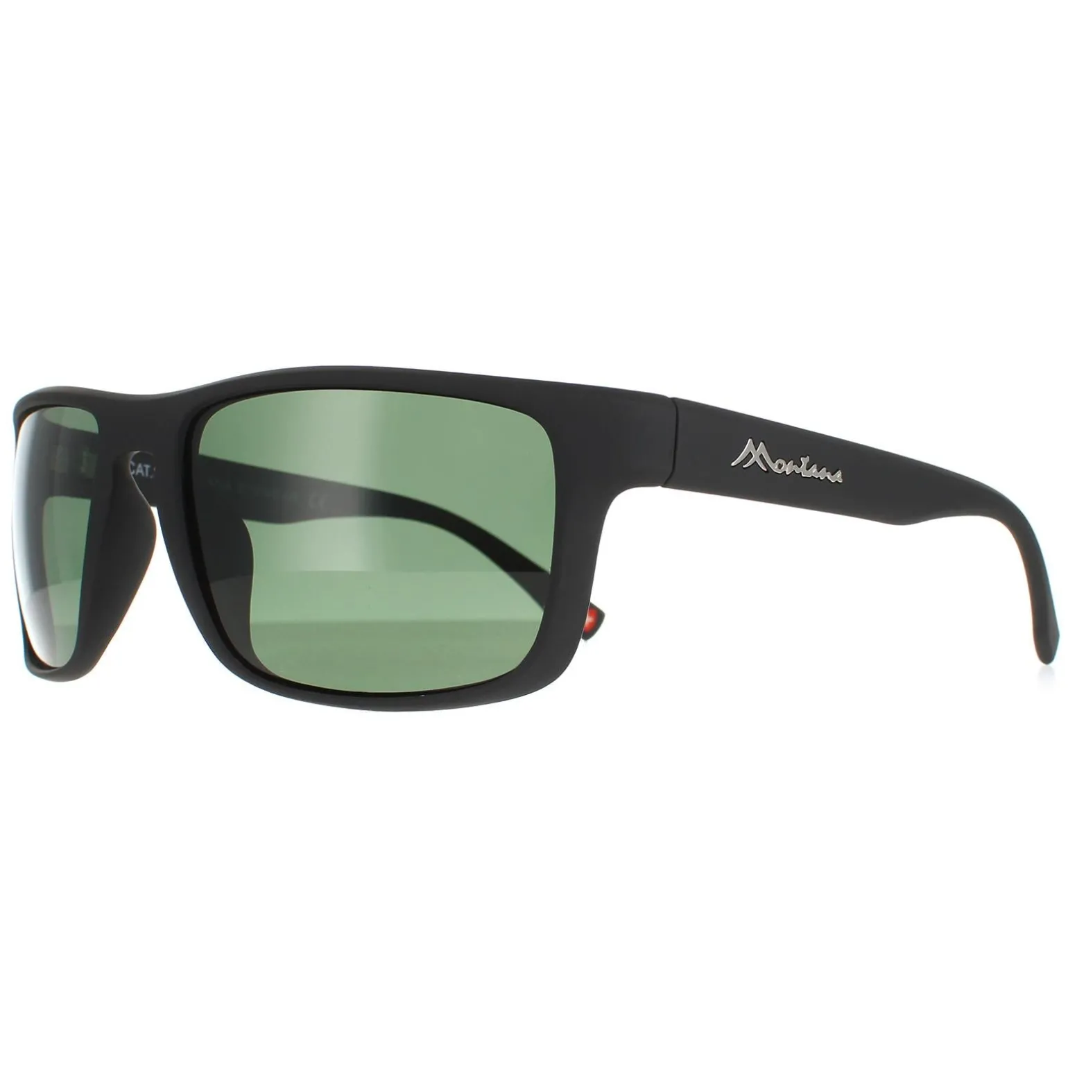 Montana Sunglasses SP314 A Matte Black Green Polarized