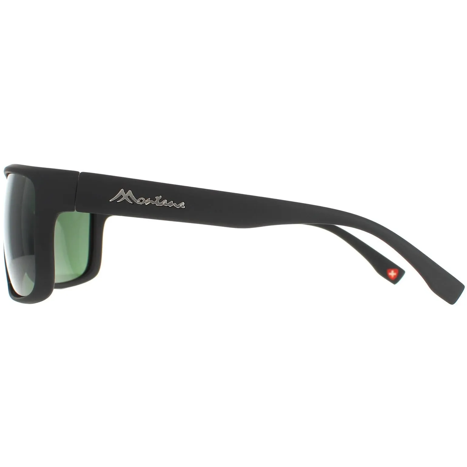 Montana Sunglasses SP314 A Matte Black Green Polarized
