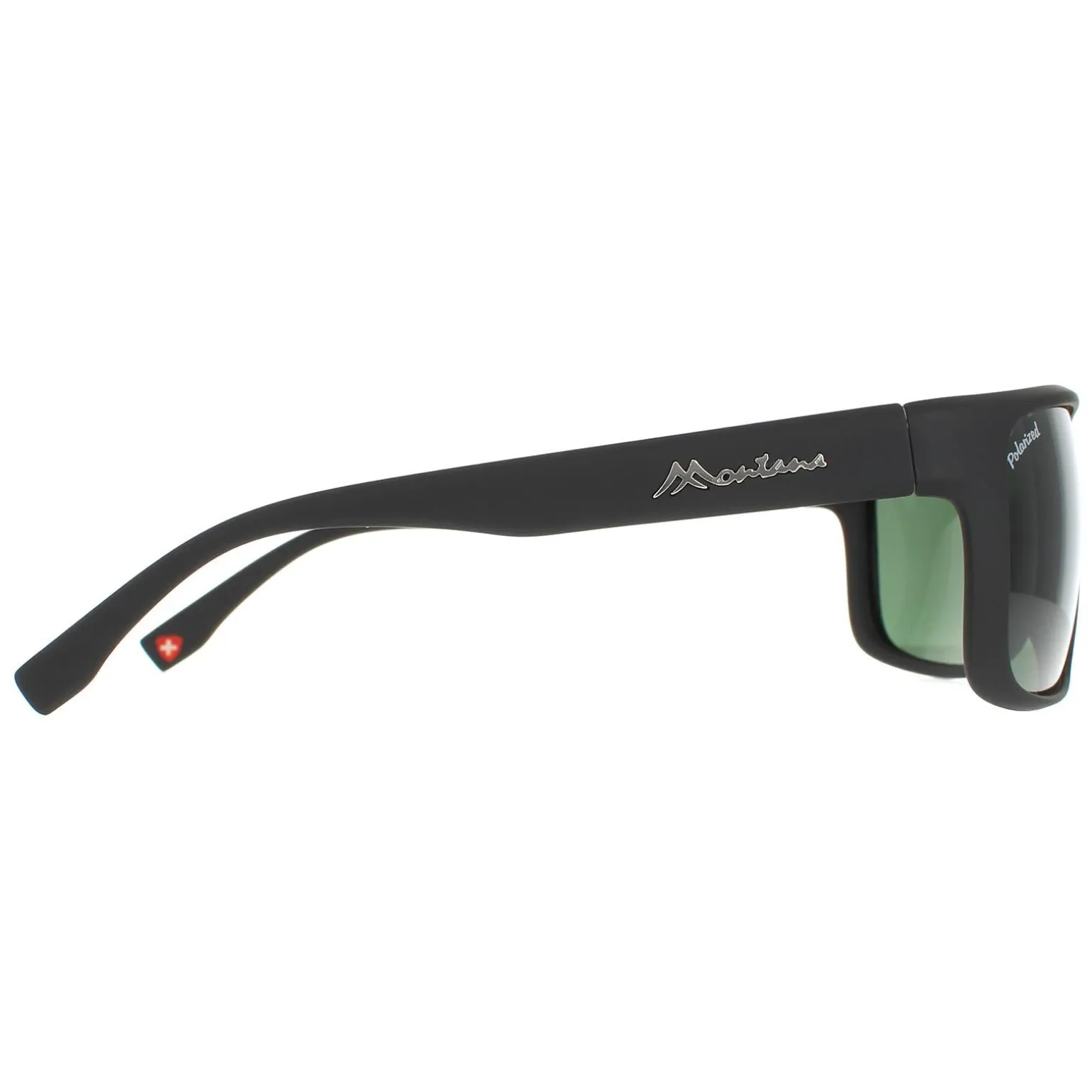 Montana Sunglasses SP314 A Matte Black Green Polarized