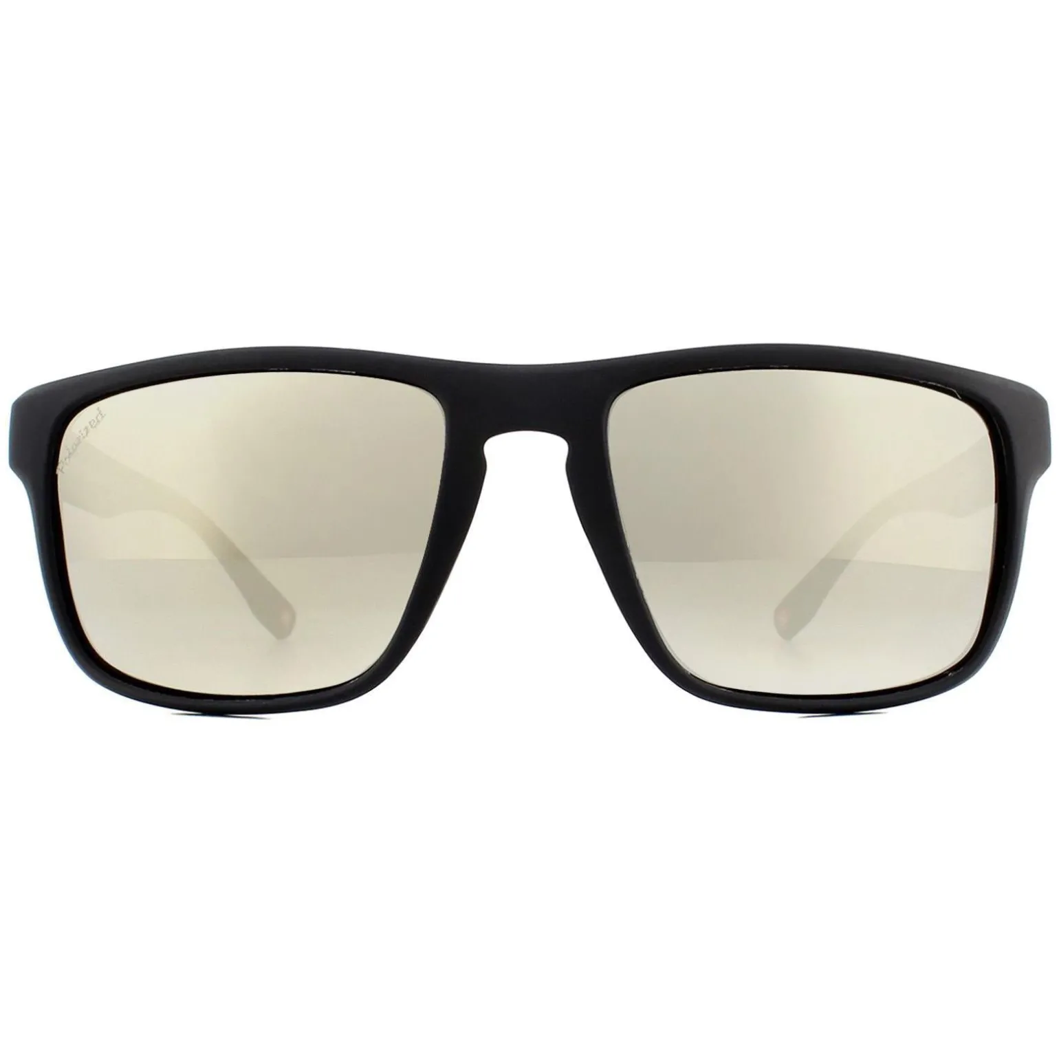 Montana Sunglasses SP314B Black Rubber Revo Silver Mirror Polarized