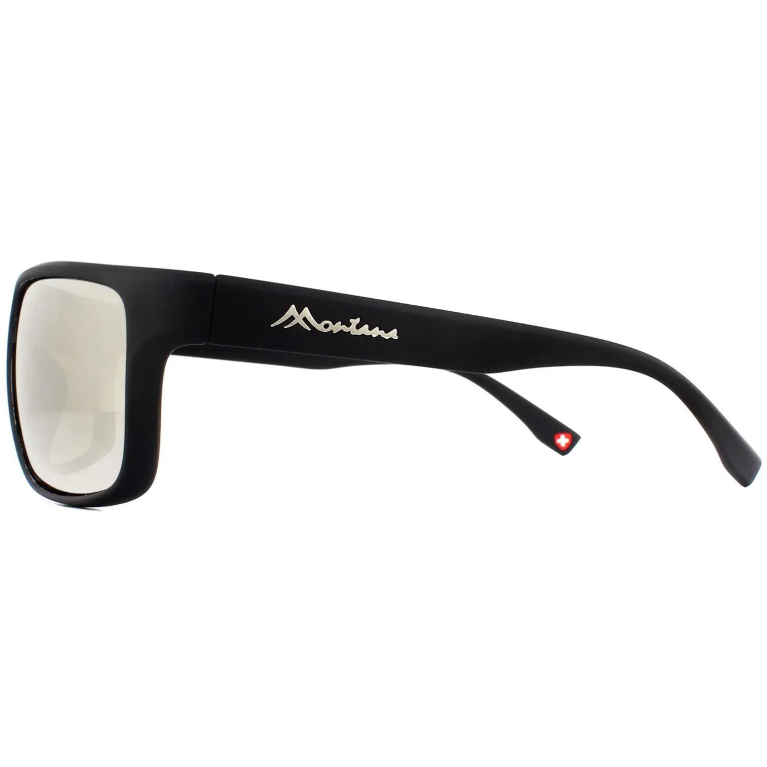 Montana Sunglasses SP314B Black Rubber Revo Silver Mirror Polarized