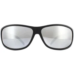 Montana Sunglasses SP308C Black Rubber Revo Silver Mirror Polarized