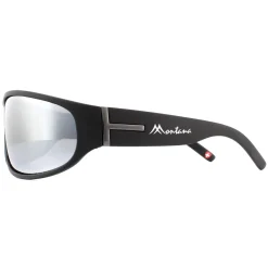 Montana Sunglasses SP308C Black Rubber Revo Silver Mirror Polarized