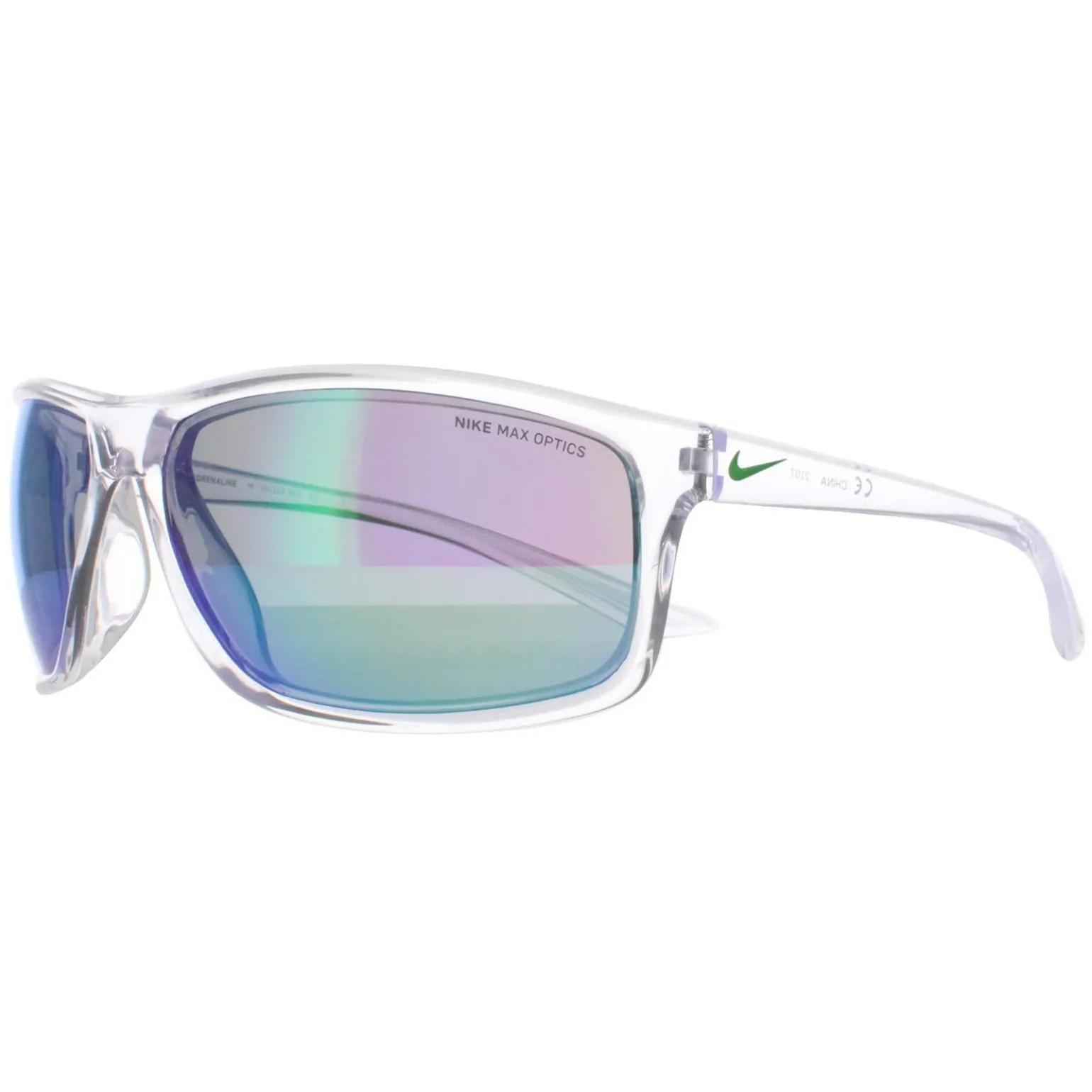 Nike Sunglasses Adrenaline M EV1113 901 Clear Grey Grey Green