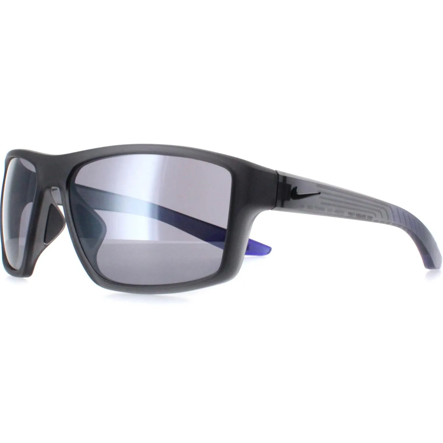Nike Sunglasses Brazen Fury Mi DC3294 021 Matte Dark Grey Silver Grey