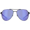 Nike Sunglasses Club Nine M DQ0924 012 Satin Black Blue Ultraviolet