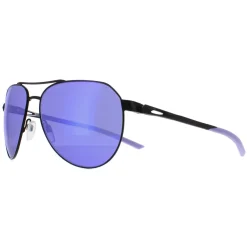 Nike Sunglasses Club Nine M DQ0924 012 Satin Black Blue Ultraviolet
