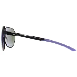 Nike Sunglasses Club Nine M DQ0924 012 Satin Black Blue Ultraviolet