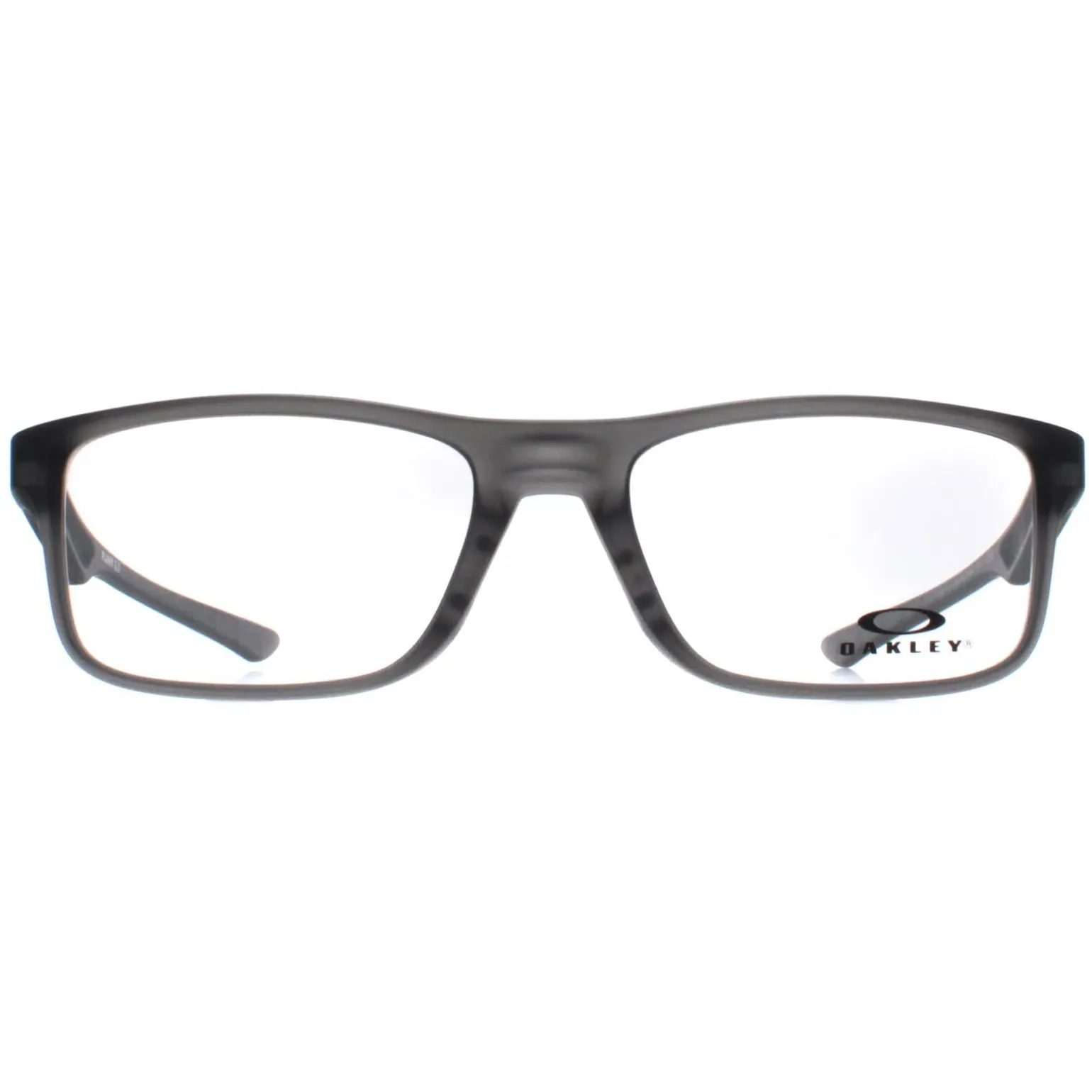 Oakley Glasses Frames OX8081 Plank 2.0 8081-17 Satin Grey Smoke Men