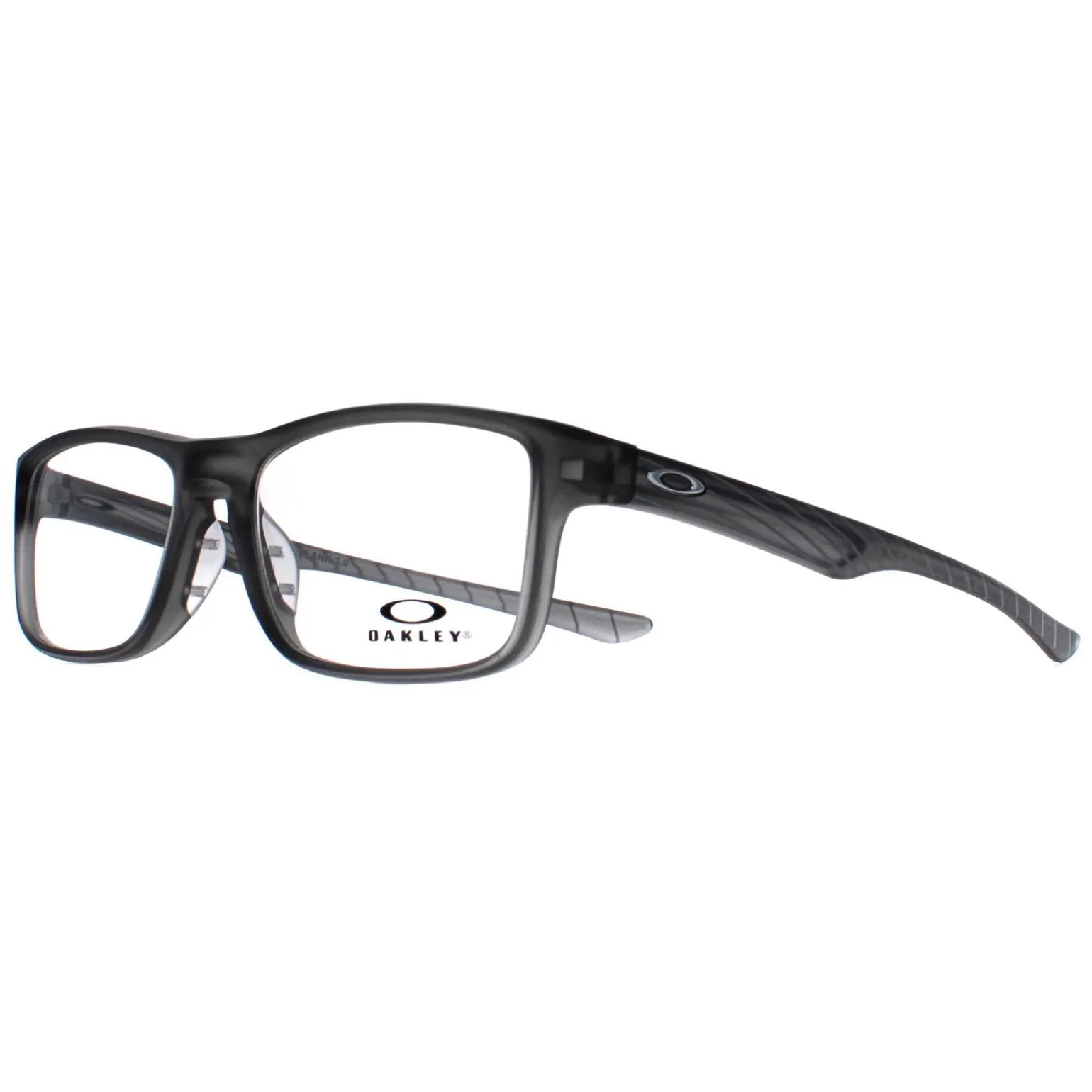 Oakley Glasses Frames OX8081 Plank 2.0 8081-17 Satin Grey Smoke Men