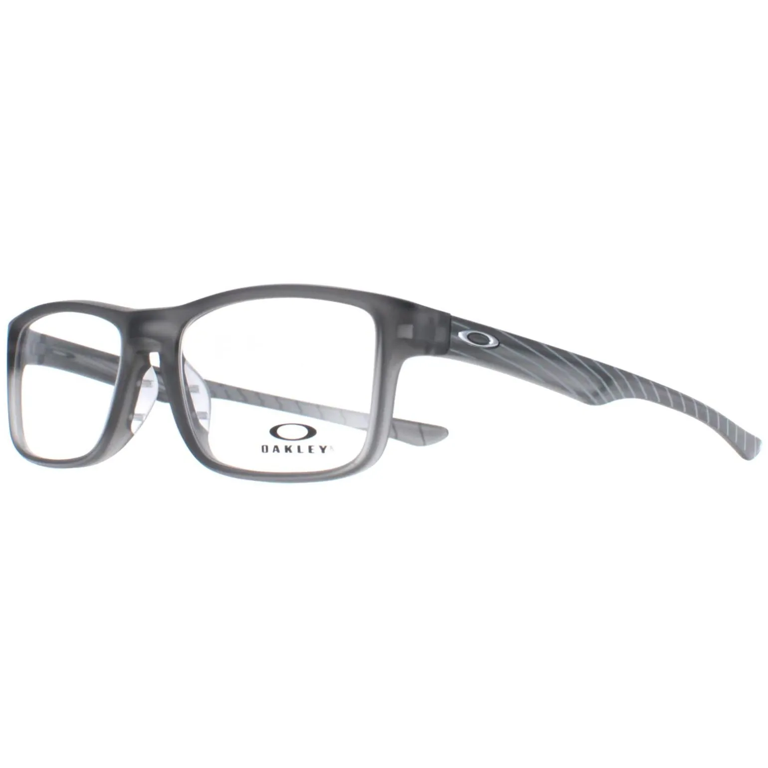 Oakley Glasses Frames OX8081 Plank 2.0 8081-17 Satin Grey Smoke Men