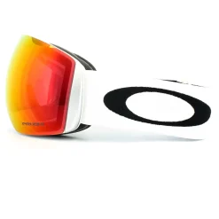 Oakley Ski Goggles Flight Deck OO7050-35 Matt White Prizm Torch Iridiu