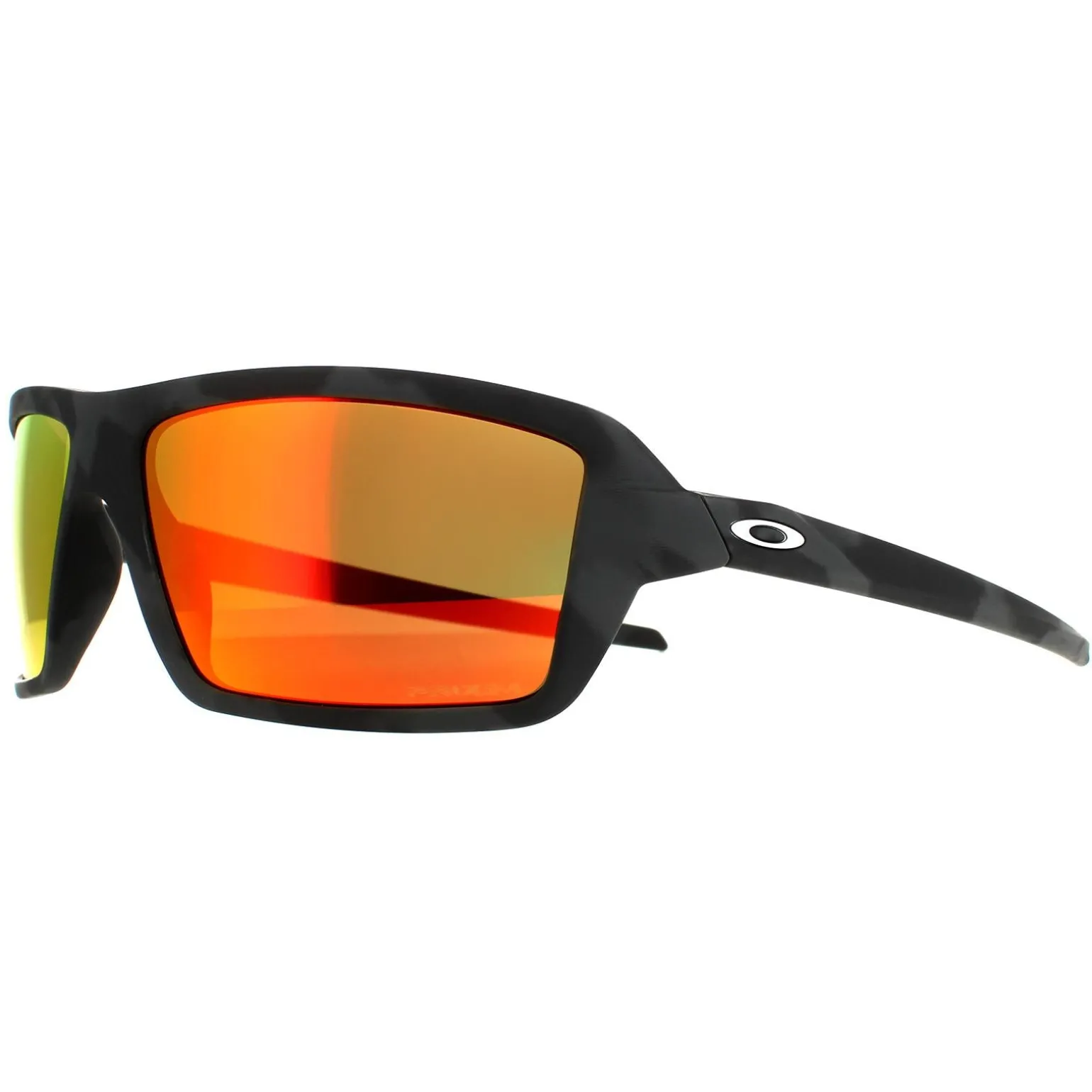 Oakley Sunglasses Cables OO9129-04 Black Camo Prizm Ruby