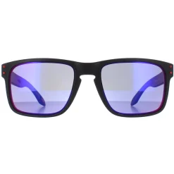 Oakley Sunglasses Holbrook OO9102-36 Matt Black Positive Red Iridium
