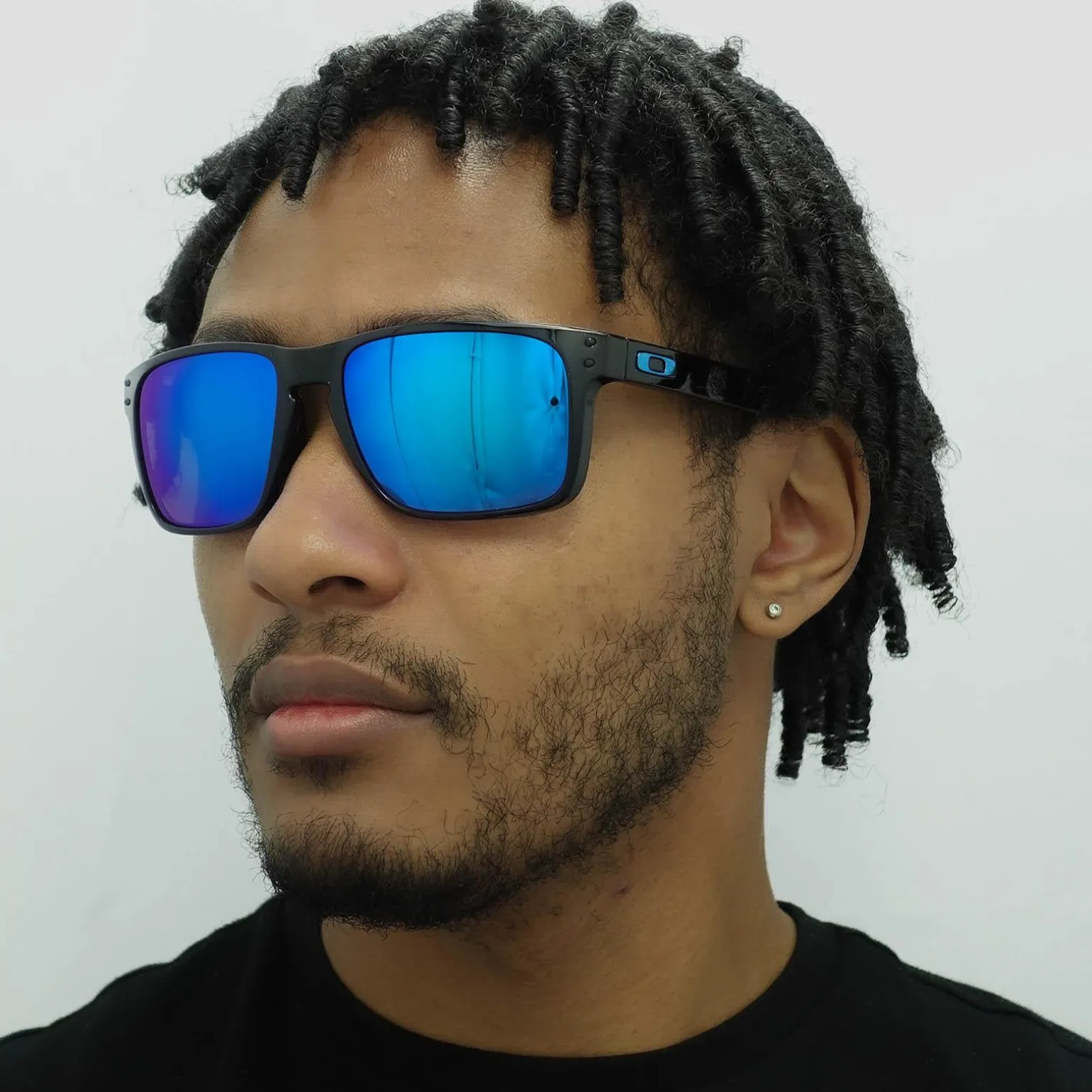 Oakley Sunglasses Holbrook XL OO9417-03 Polished Black Prizm Sapphire