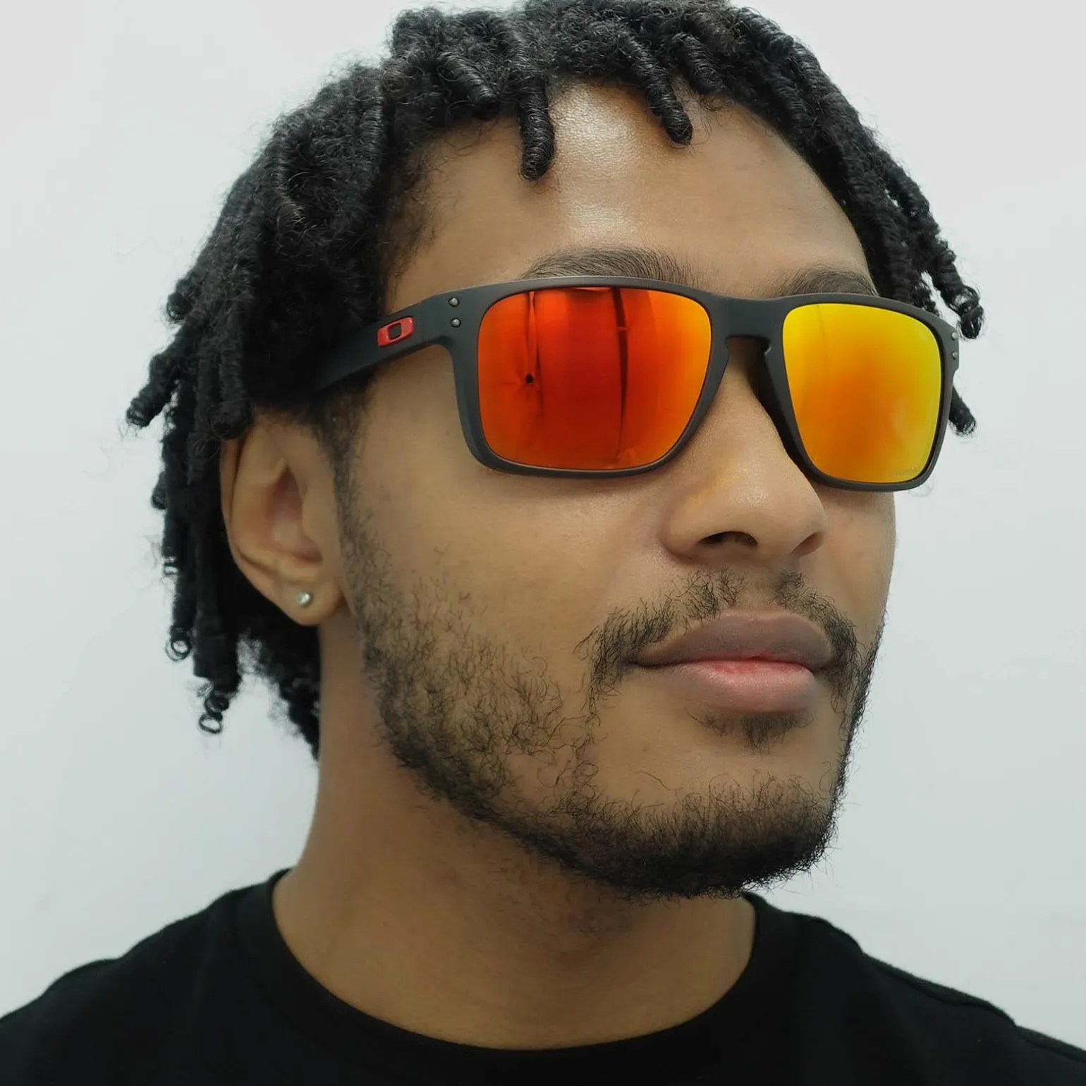 Oakley Sunglasses Holbrook XL OO9417-04 Matt Black Prizm Ruby