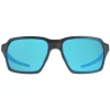 Oakley Sunglasses Parlay OO4143-05 Steel Prizm Sapphire Polarized