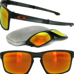 Oakley Sunglasses Sliver F OO9246-06 Grey Ink Fire Iridium Polarized