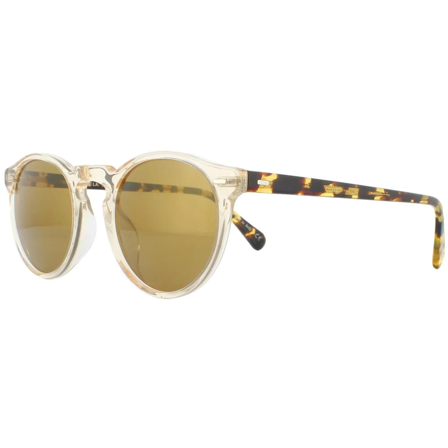Oliver Peoples Sunglasses Gregory Peck 5217 1485W4 Honey Dark Brown Go