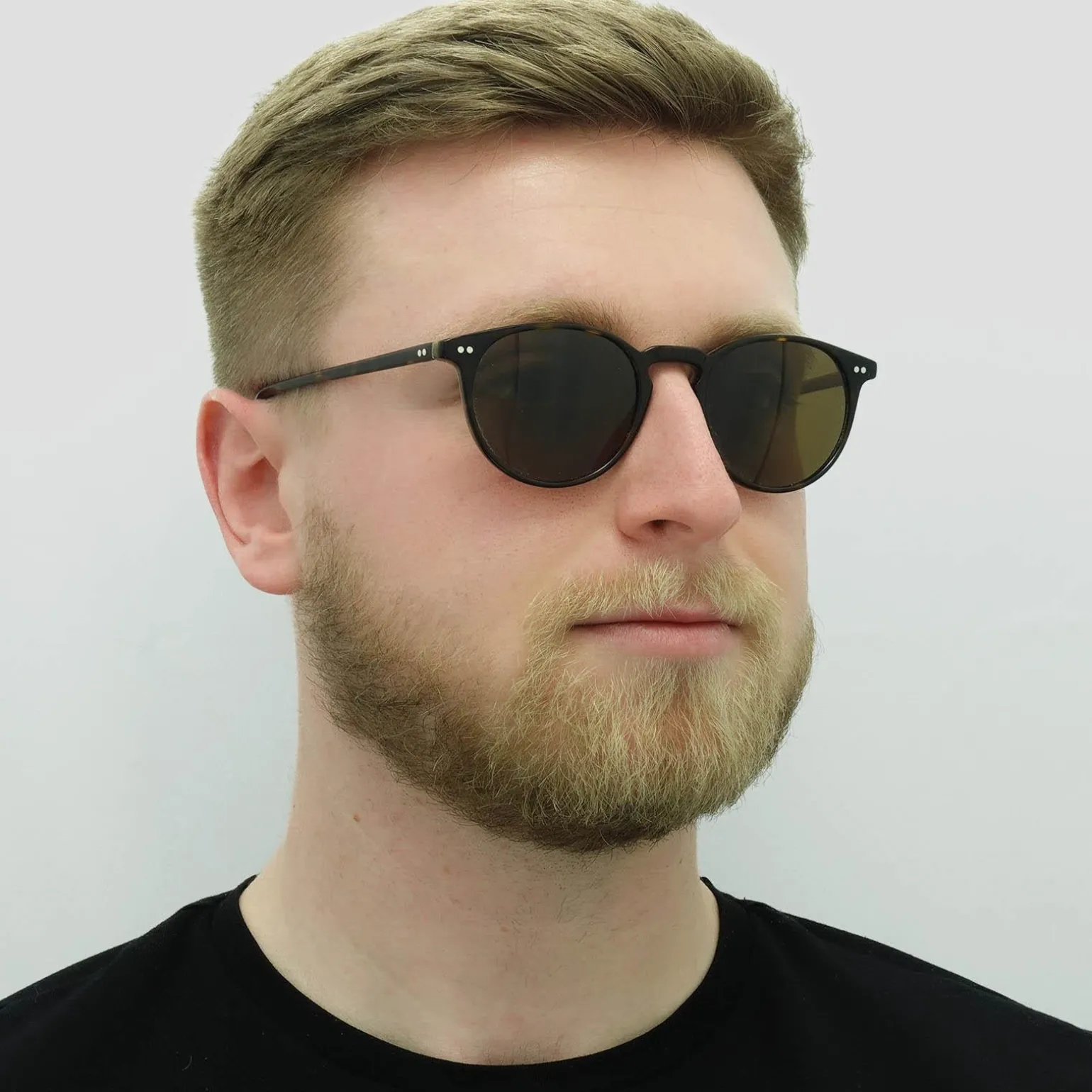 Oliver Peoples Sunglasses Riley OV5004SU 166657 Horn True Brown Polari