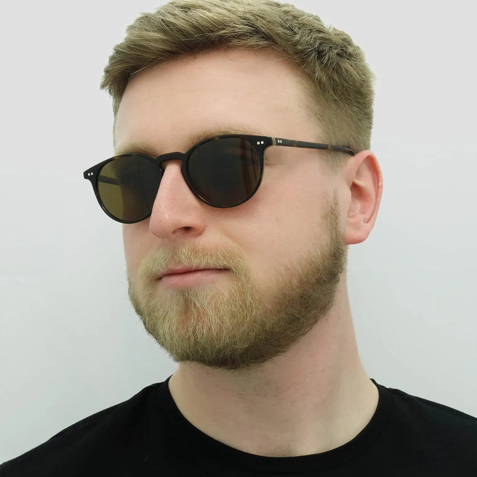 Oliver Peoples Sunglasses Riley OV5004SU 166657 Horn True Brown Polari