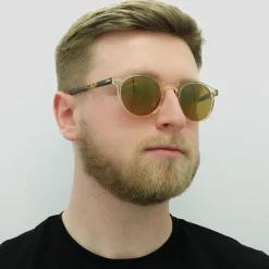 Oliver Peoples Sunglasses Gregory Peck 5217 1485W4 Honey Dark Brown Go