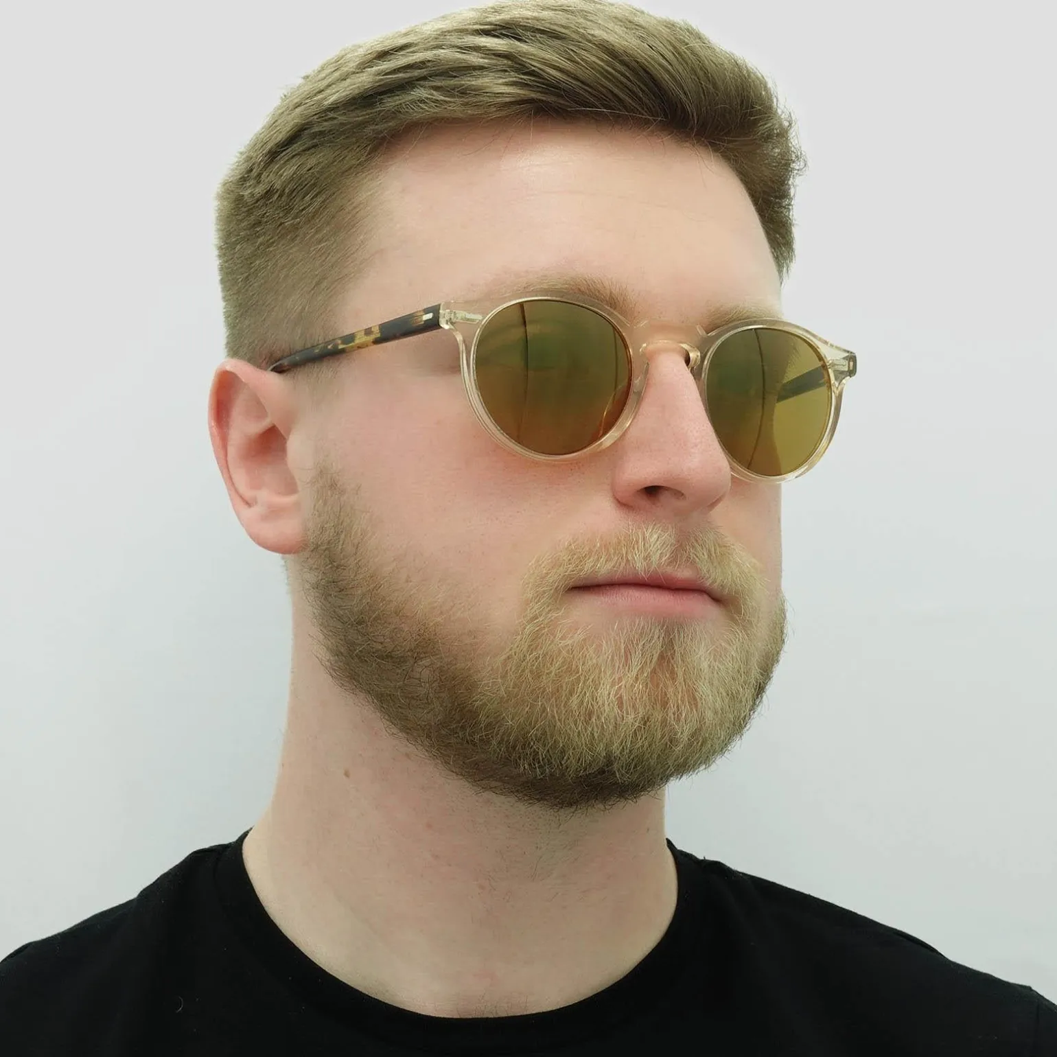 Oliver Peoples Sunglasses Gregory Peck 5217 1485W4 Honey Dark Brown Go