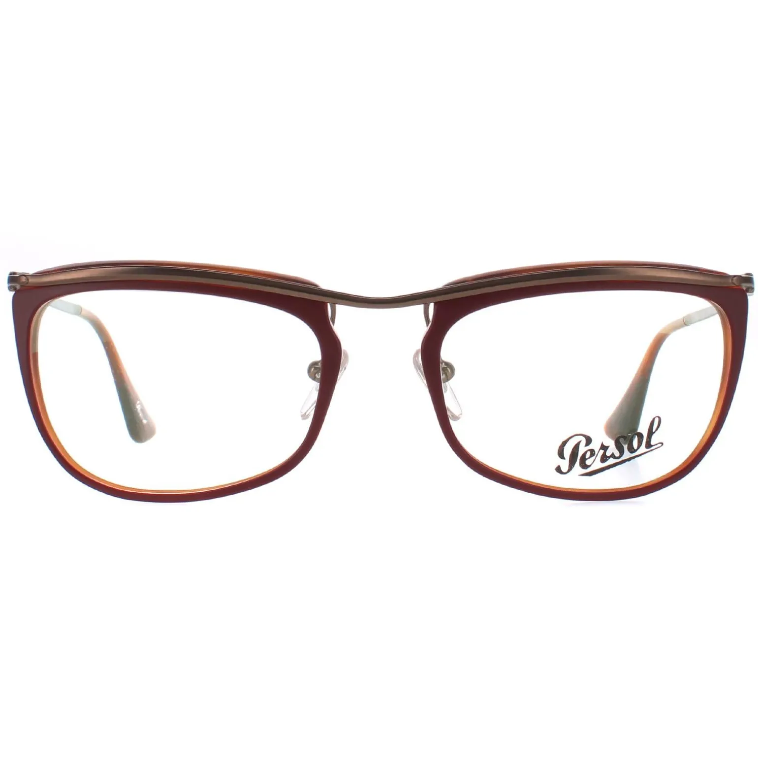 Persol Glasses Frames PO3083V 1006 Bordeaux Red 53mm Womens