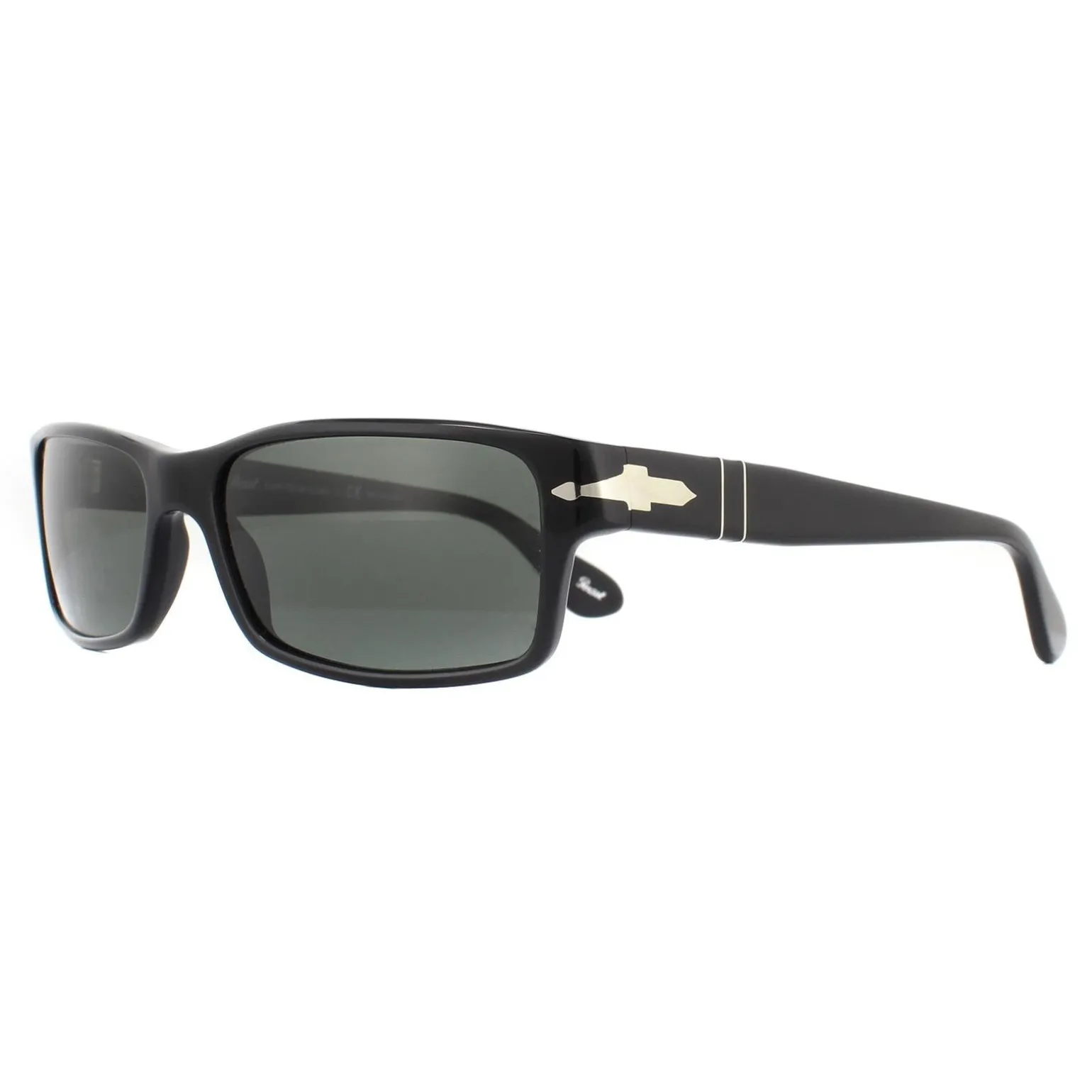 Persol Sunglasses 2747 95/48 Black Crystal Green Polarized