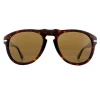 Persol Sunglasses 0649 24/57 Havana Brown Polarized Steve McQueen 54mm