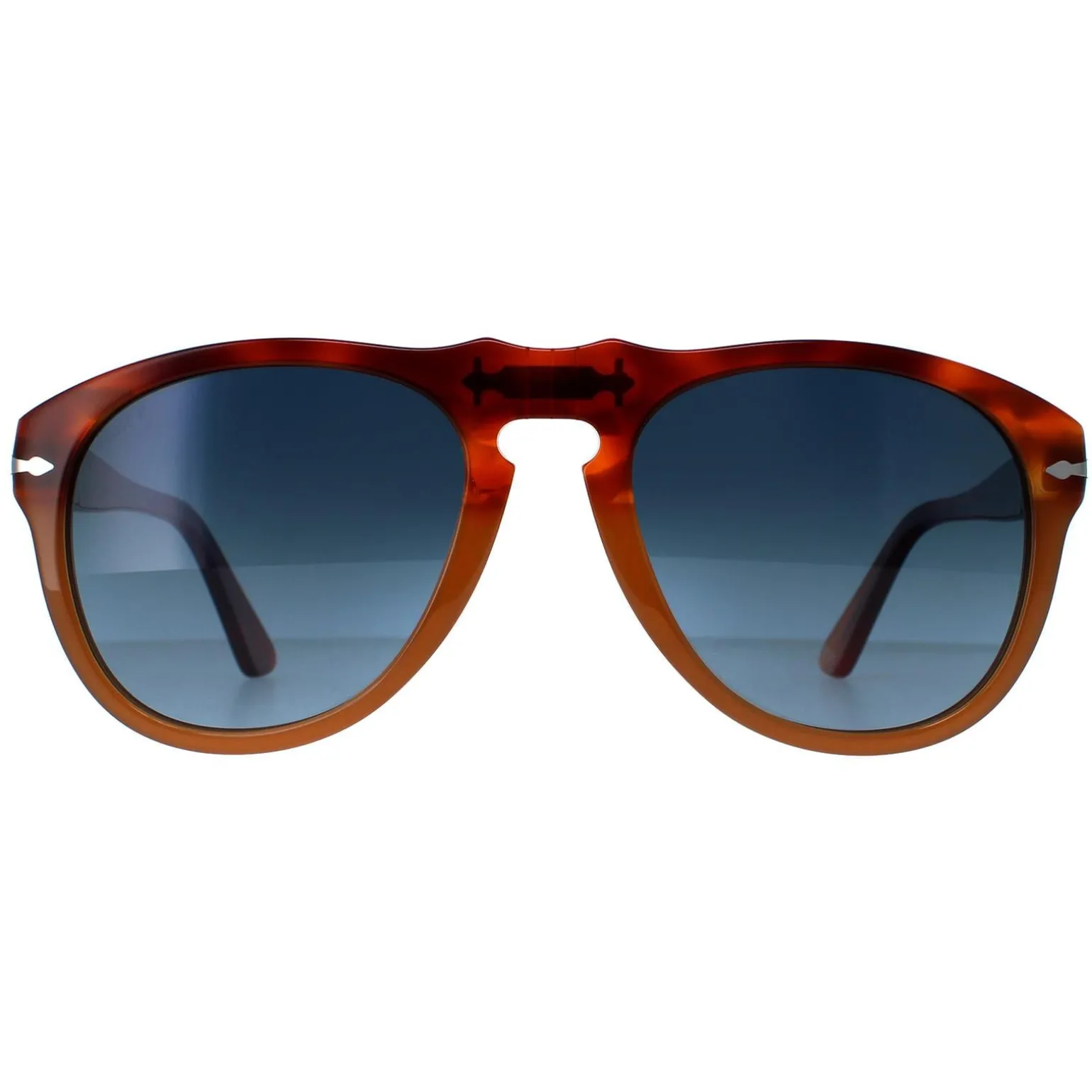 Persol Sunglasses 0649 1025S3 Resina e Sale Brown Blue Polarized 54mm