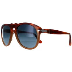 Persol Sunglasses 0649 1025S3 Resina e Sale Brown Blue Polarized 54mm