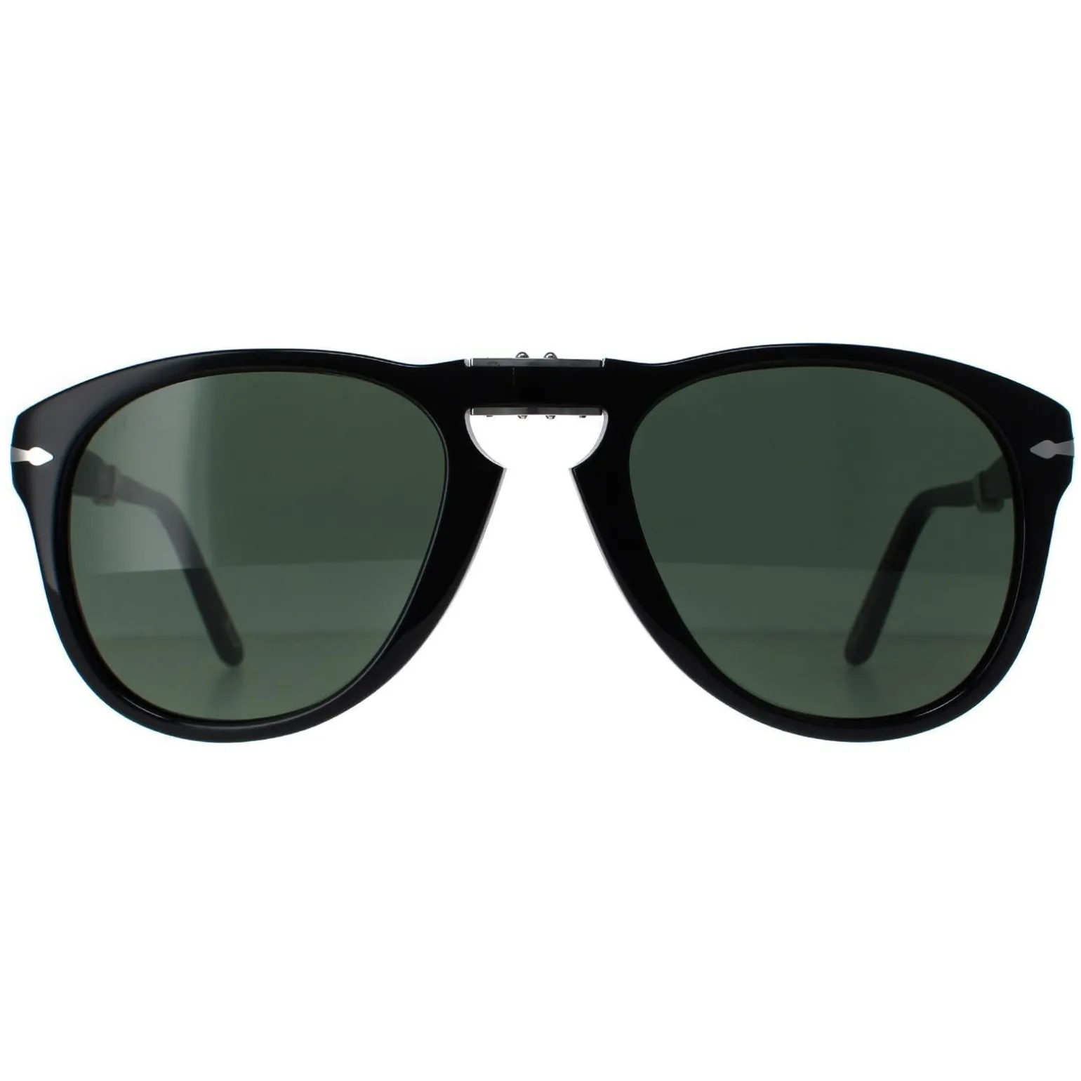 Persol Sunglasses PO0714 95/31 Black Green Folding 54mm