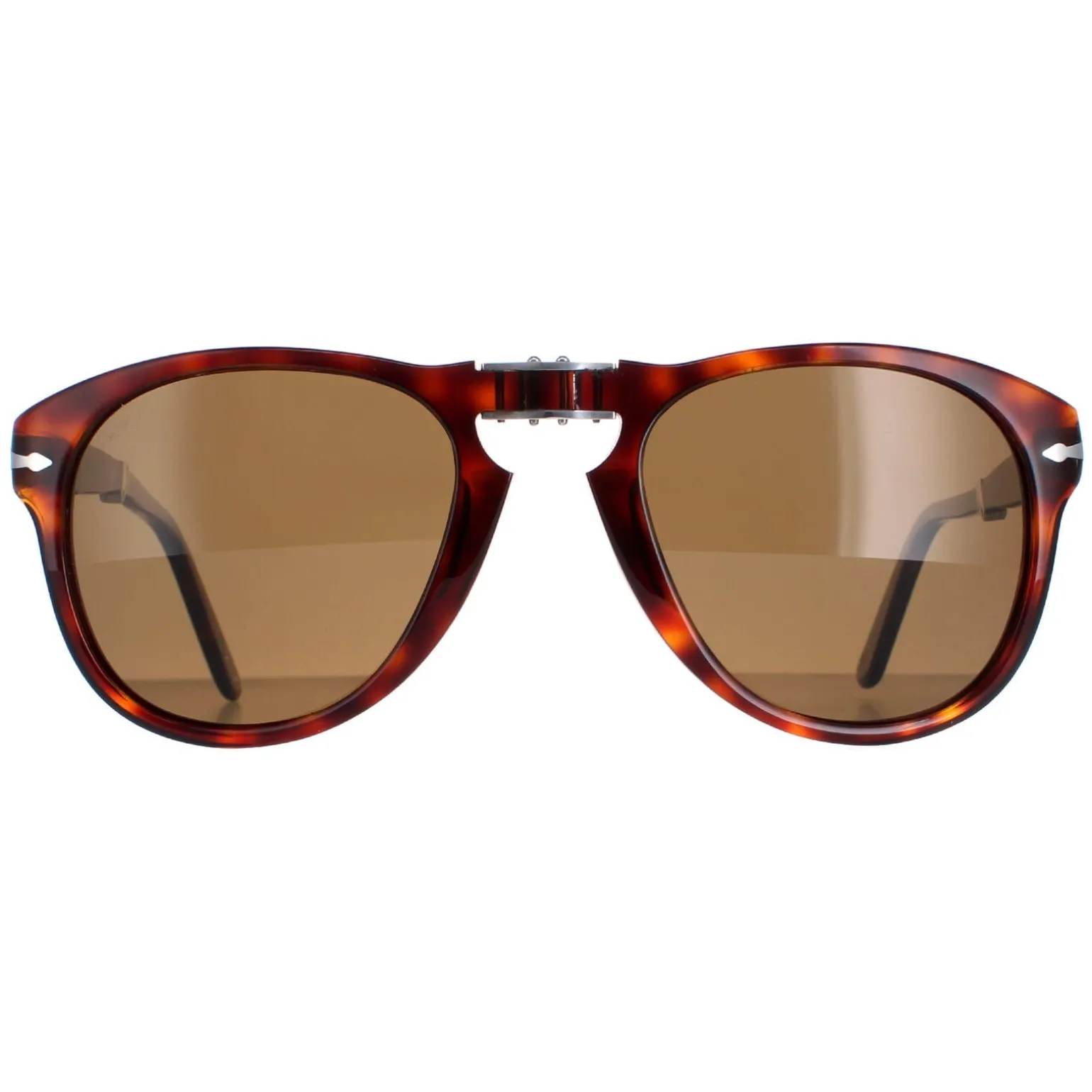Persol Sunglasses PO0714 24/57 Havana Brown Polarized Folding 54mm