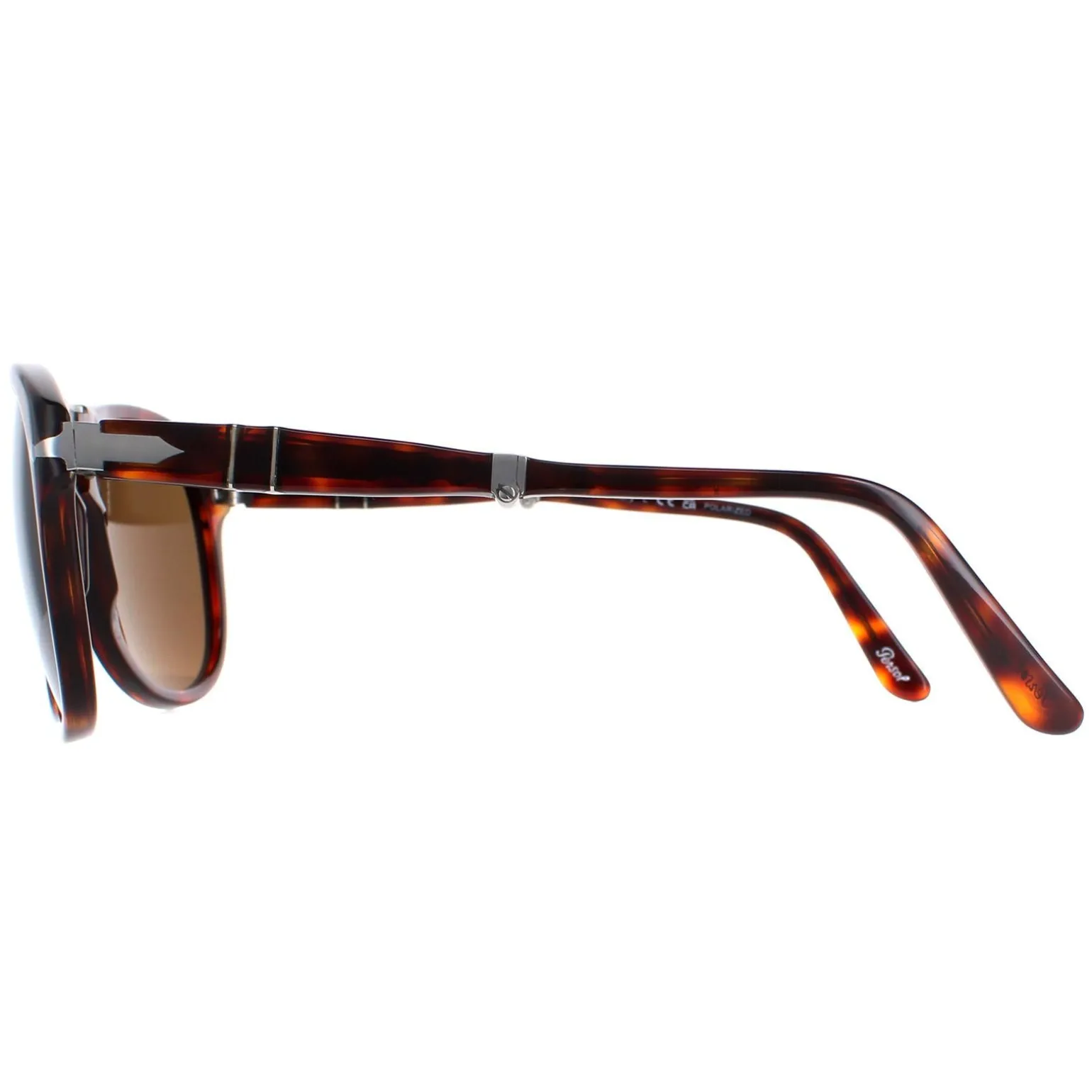 Persol Sunglasses PO0714 24/57 Havana Brown Polarized Folding 54mm