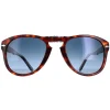 Persol Sunglasses PO0714 24/S3 Brown Havana Blue Gradient Polarized Fo
