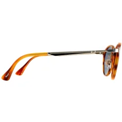 Persol Sunglasses PO3166S 960/56 Striped Brown Light Blue