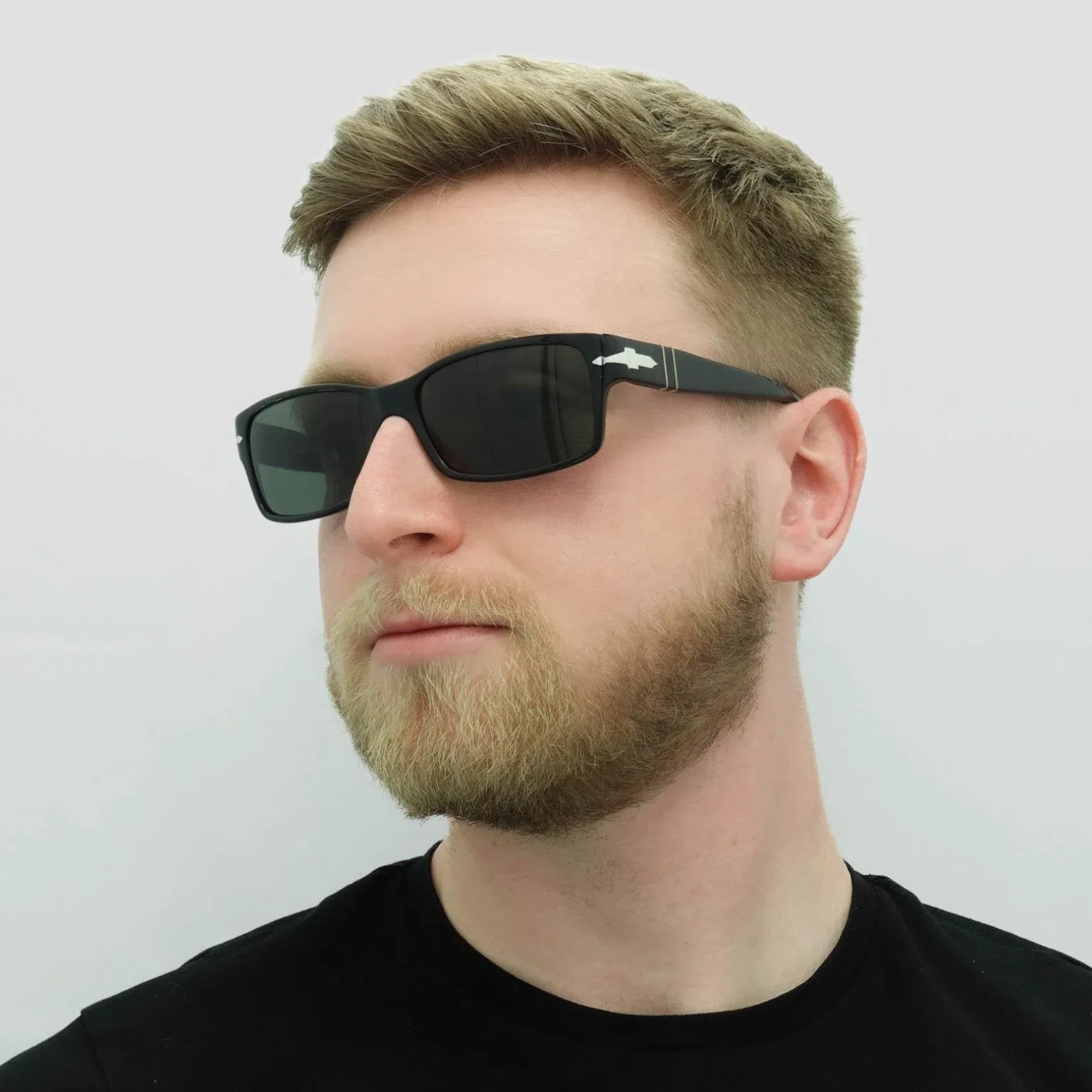 Persol Sunglasses 2803S 95/58 Black Green Polarized